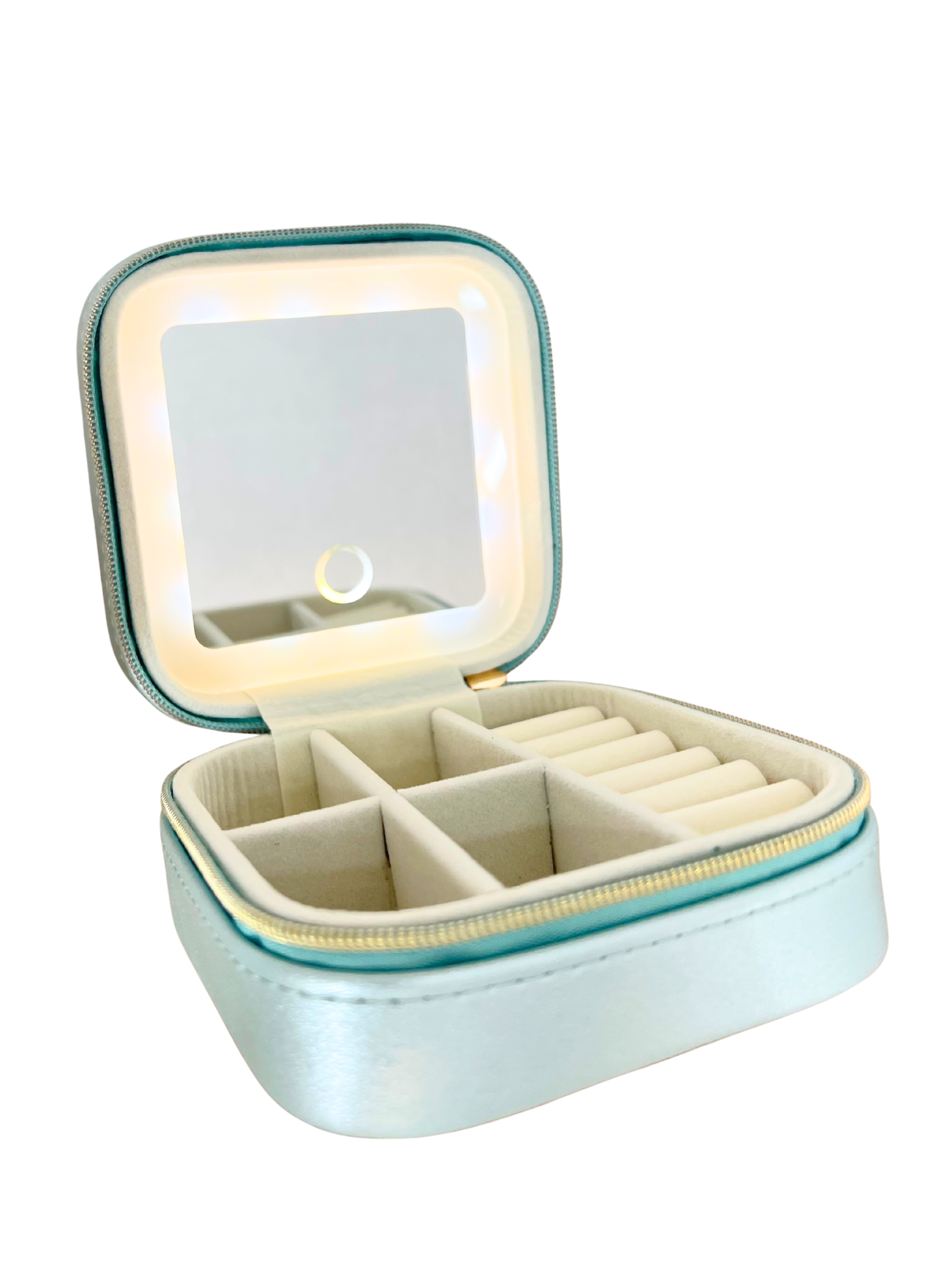 Travel Jewellery Box With Led Mirror Main image