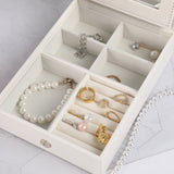 Rectangular Jewel Box with Flip Mirror