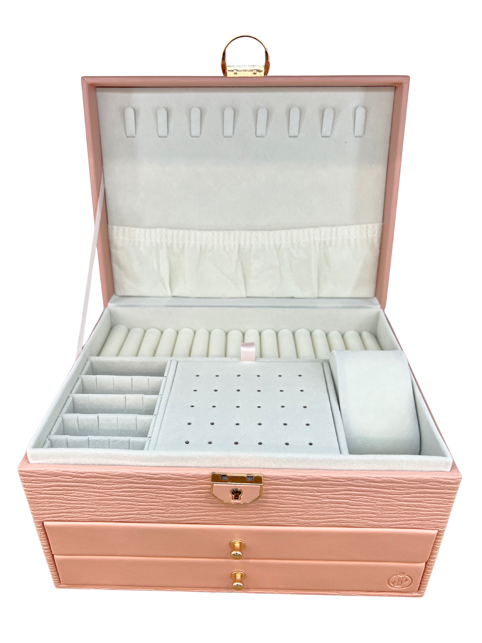 2 Drawer Jewellery Box With Lock