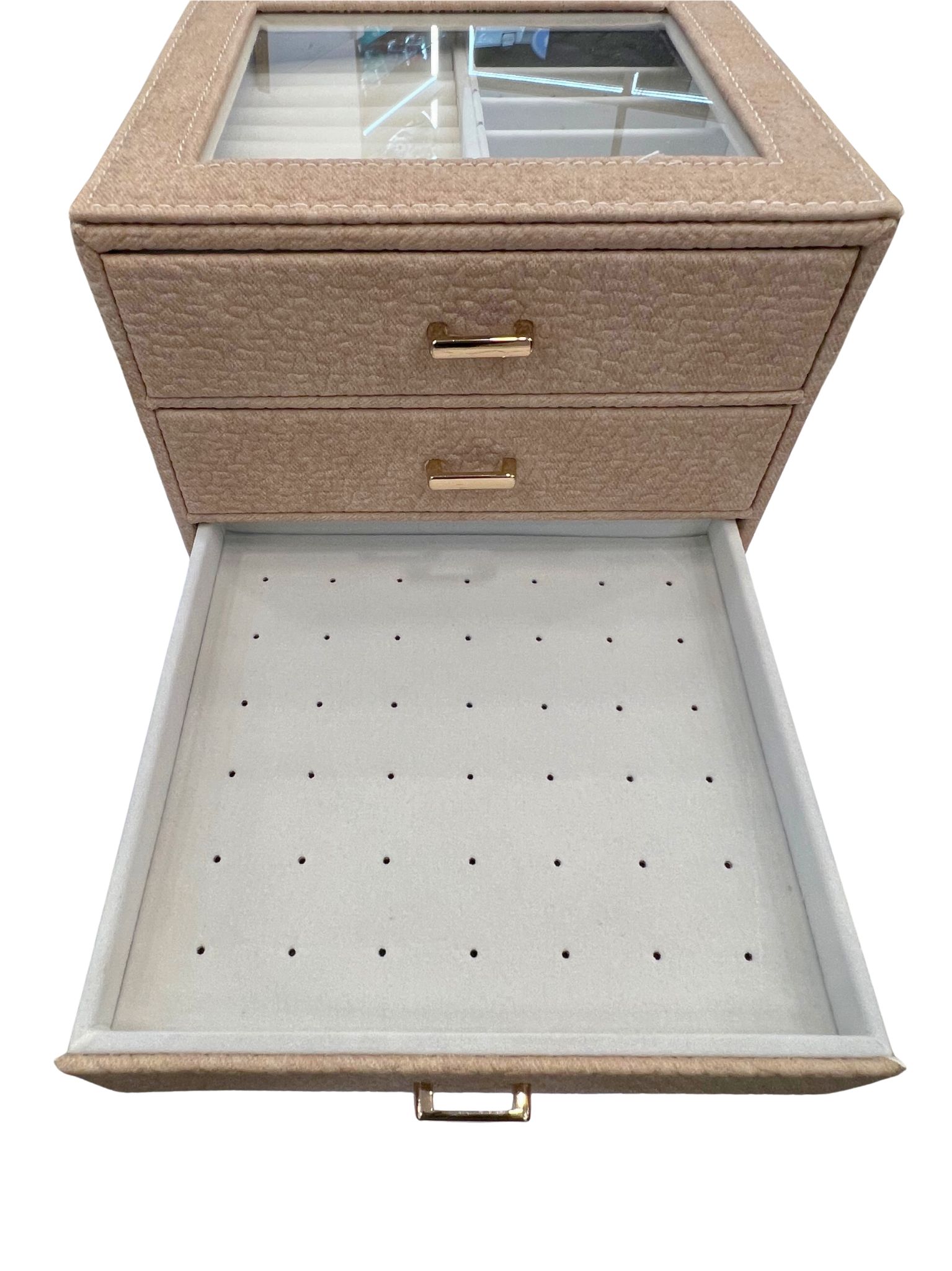 3 Stack With 1 Slot Jewellery Box