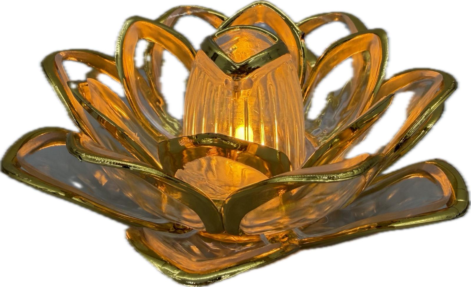 LED Lotus – Clear Gold Main image