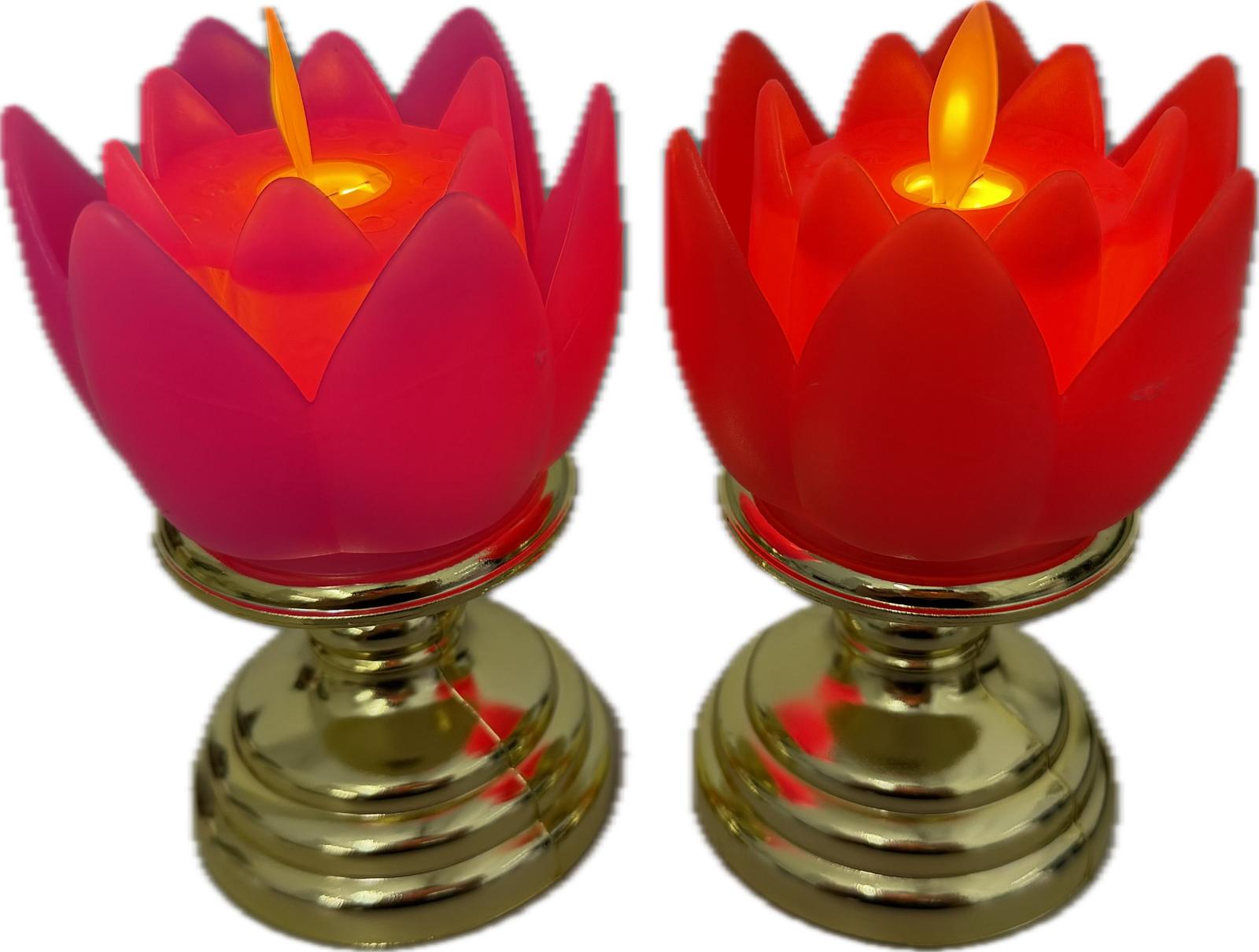 LED Lotus on Stand Main image