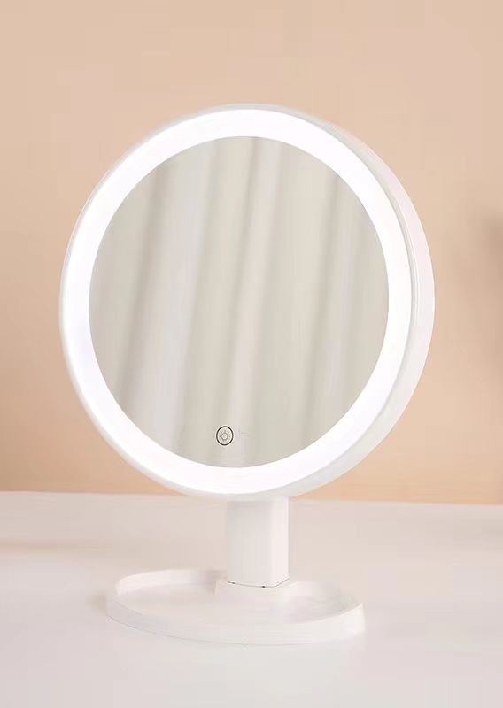 Round Mirror with Rim Light Main image
