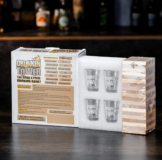 Drunken Tower  Jenga Style Drinking Game