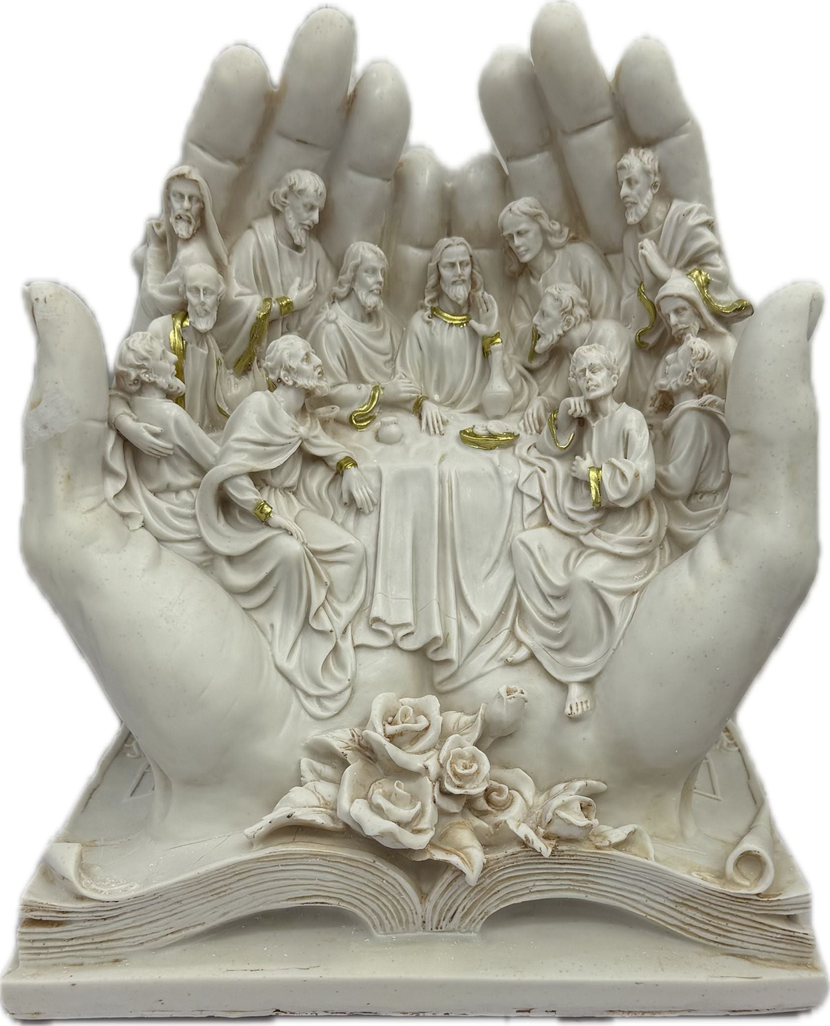 Last Supper Palm Decoration White Main image
