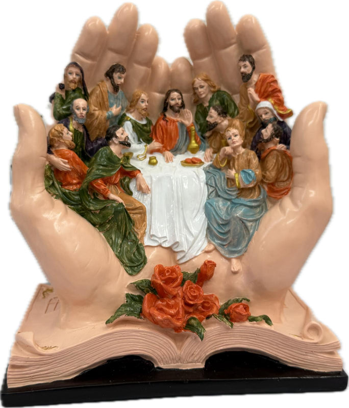Decorative Last Supper on Palm Main image