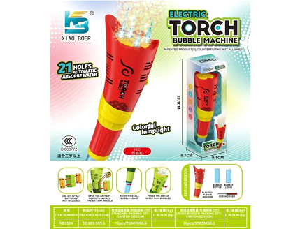 Torch Bubble Machine – 21 Holes