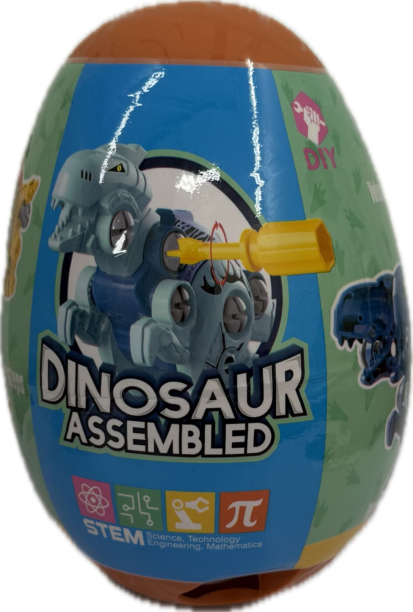 Dinosaur Puzzle Building Toy in Egg Main image