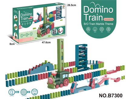 Building Toy – Dominoes and Marbles Train