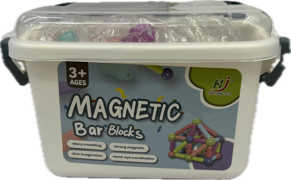 Magnetic Rods and Bars Building Toy 42 Pieces