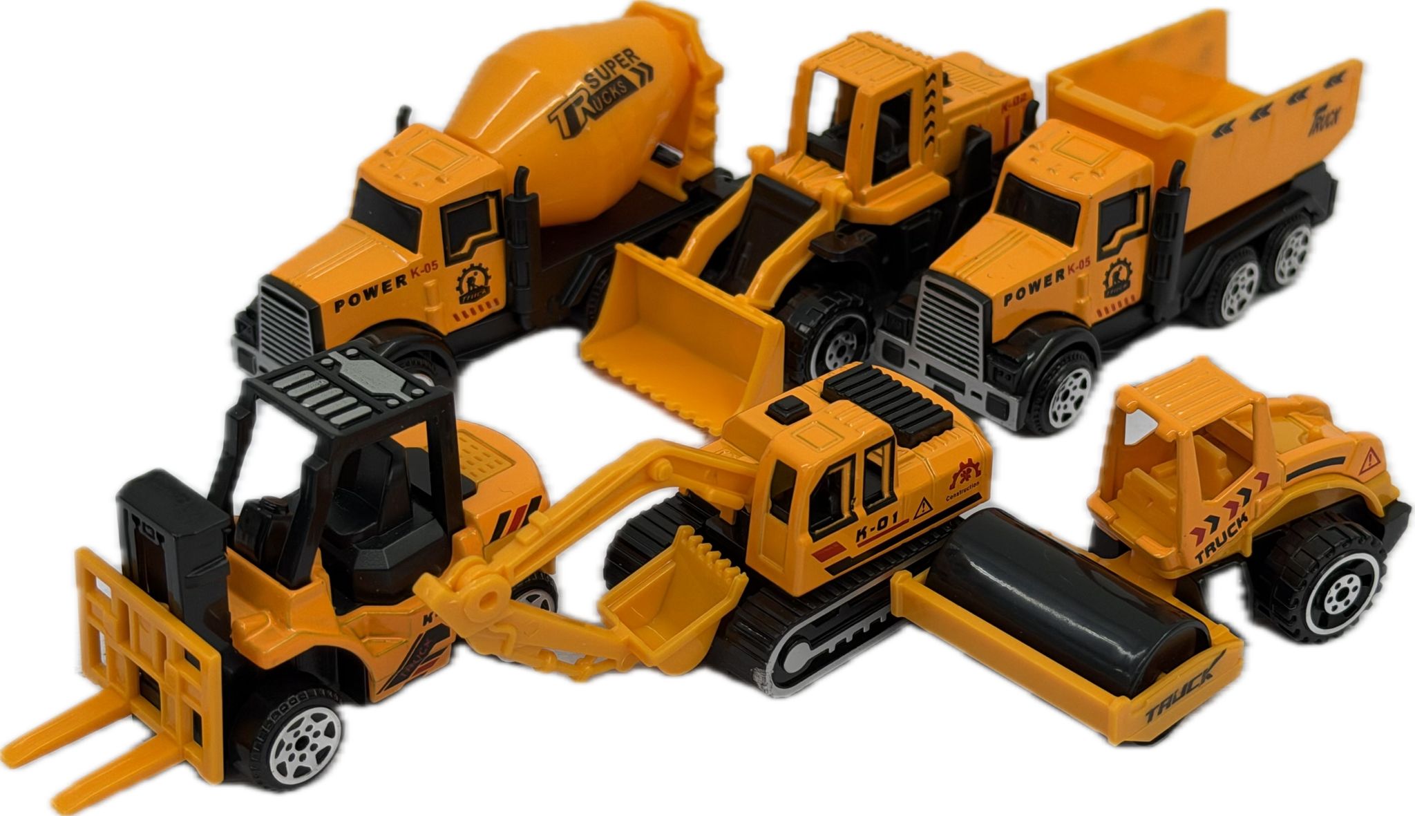 6 Piece Die Cast Construction Vehicles Main image