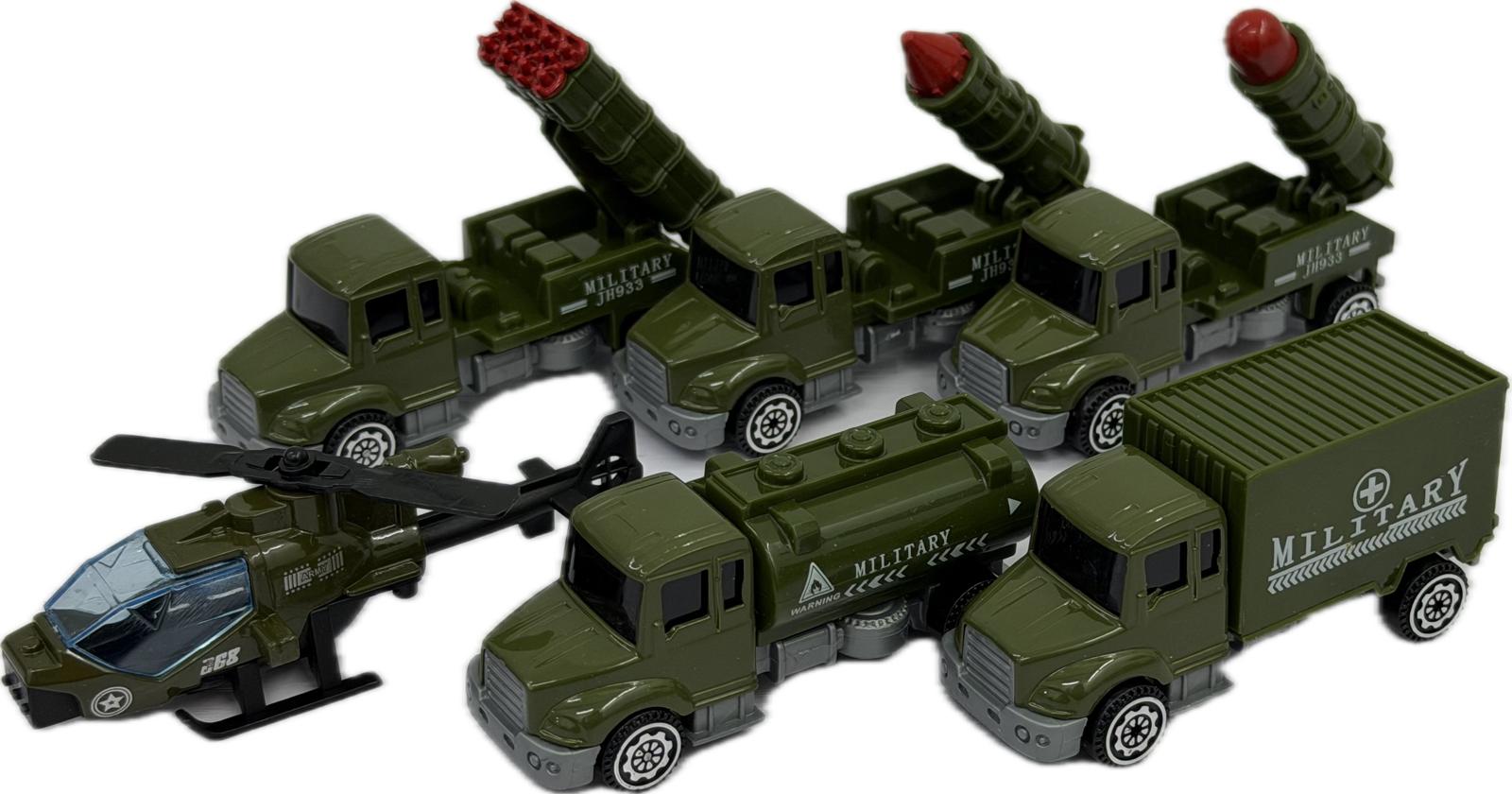 Military Series Toy Car Set 6 Pieces Main image