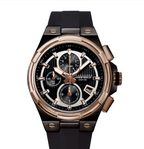 Aries Gold King Black Men's Watch  Chronograph G 7311 BKRG-BKRG