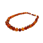 Amber Semi Round Necklace