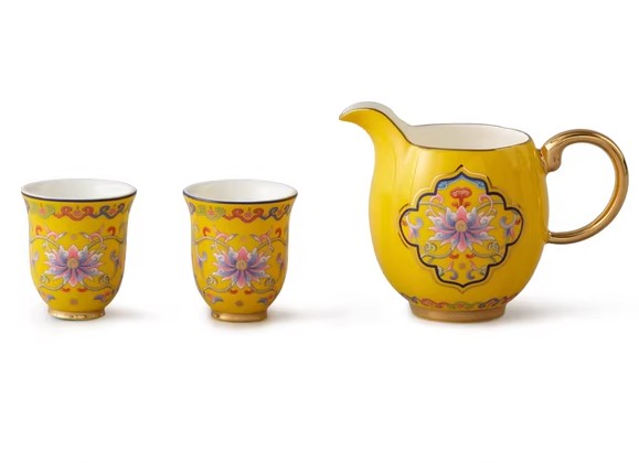 Auratic Porcelain Wine Set - 3-Piece Gift Box