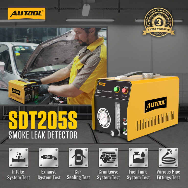 Autool Sdt 205S Automotive Smoke Tester with Pressure & Flow Contro