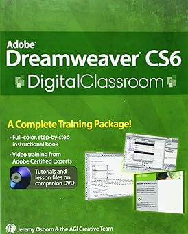 Adobe Dreamweaver CS6 Digital Classroom Main image