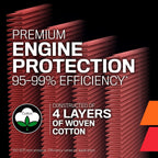 K&N Engine Air Filter High Performance Premium Washable Replacement Car Air Filter