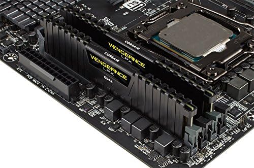 Corsair Vengeance LPX 16GB 2x8GB DDR4 DRAM 2400MHz C14 Memory Kit Black