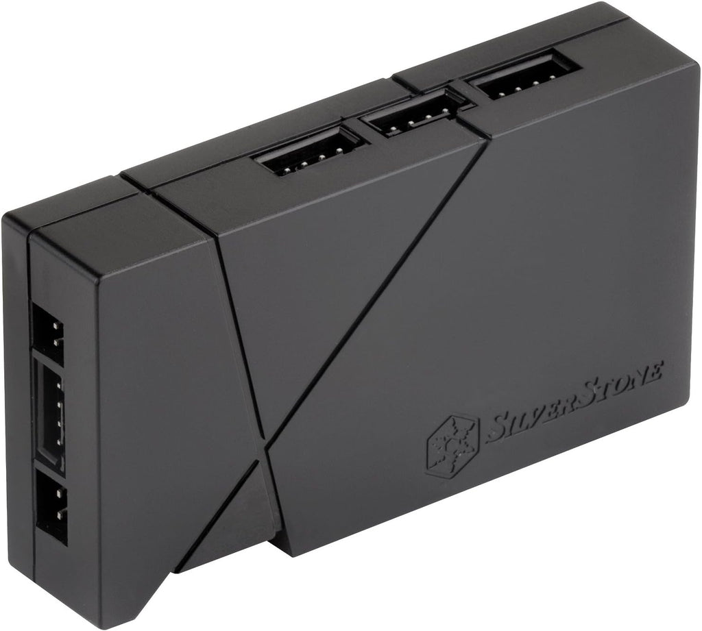 SilverStone Technology RGB LED 8 Port Hub with 2 RGB Light Strips