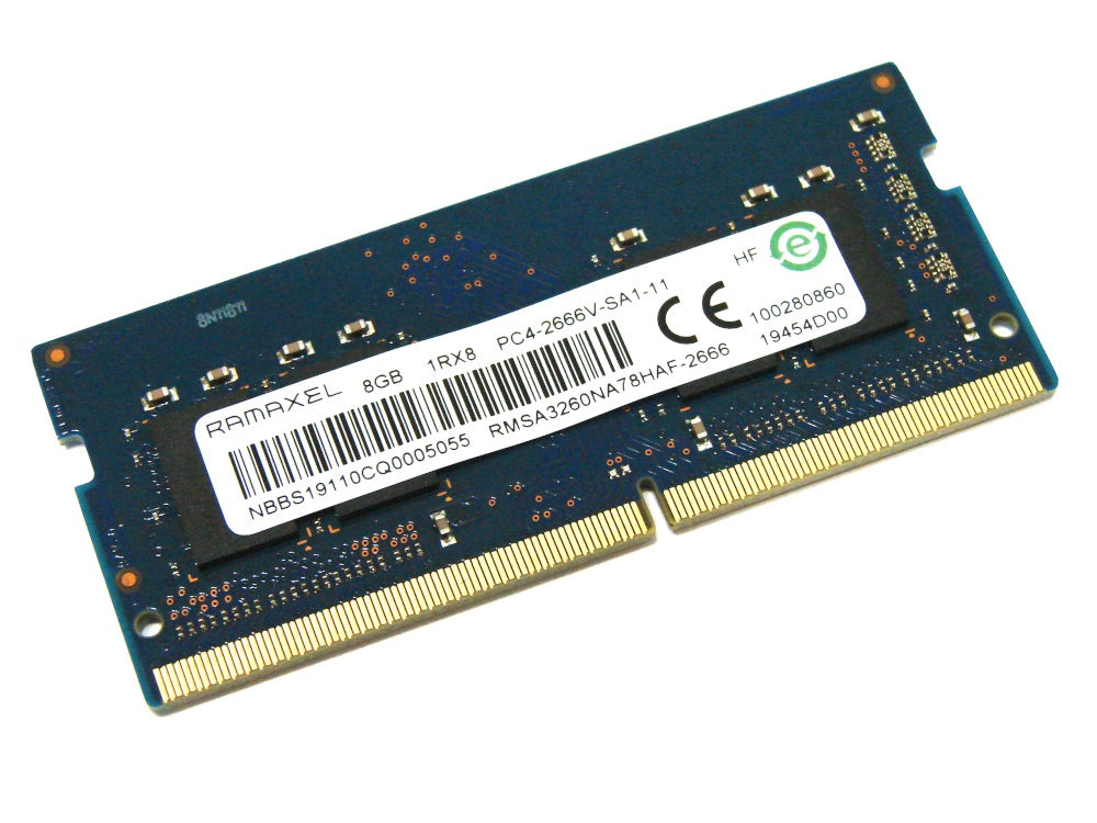 Ramaxel RMSA3260NA78HAF-2666 8GB PC4-2666V-SA1-11 Laptop Non-ECC DDR4 Memory Main image