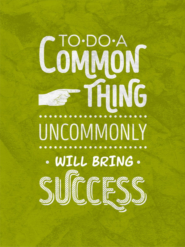 Poster Hub To Do A Common Thing Art Decor Main image