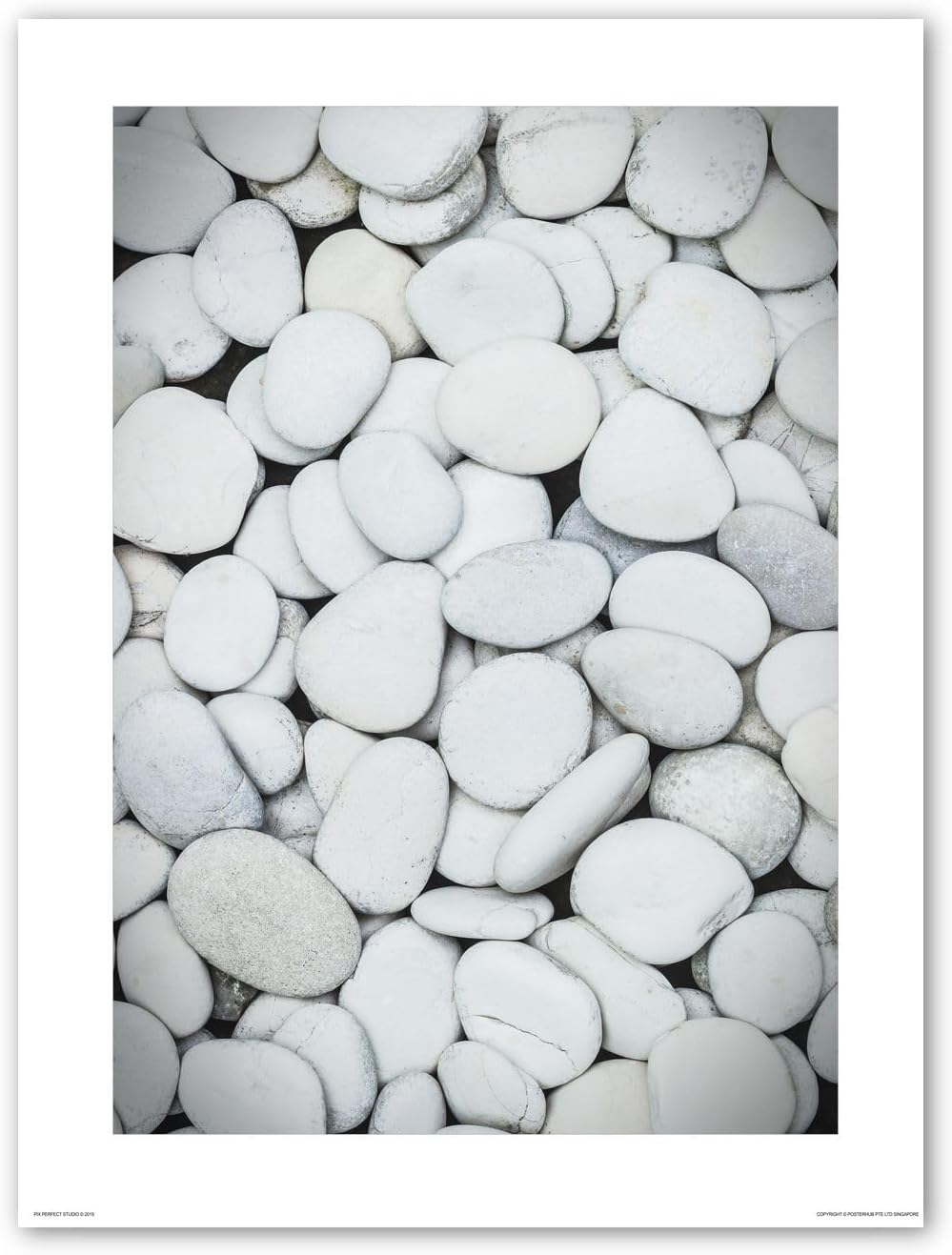 Poster Hub Feng Shui Earth Pebbles Stability And Balance Art Decor Main image