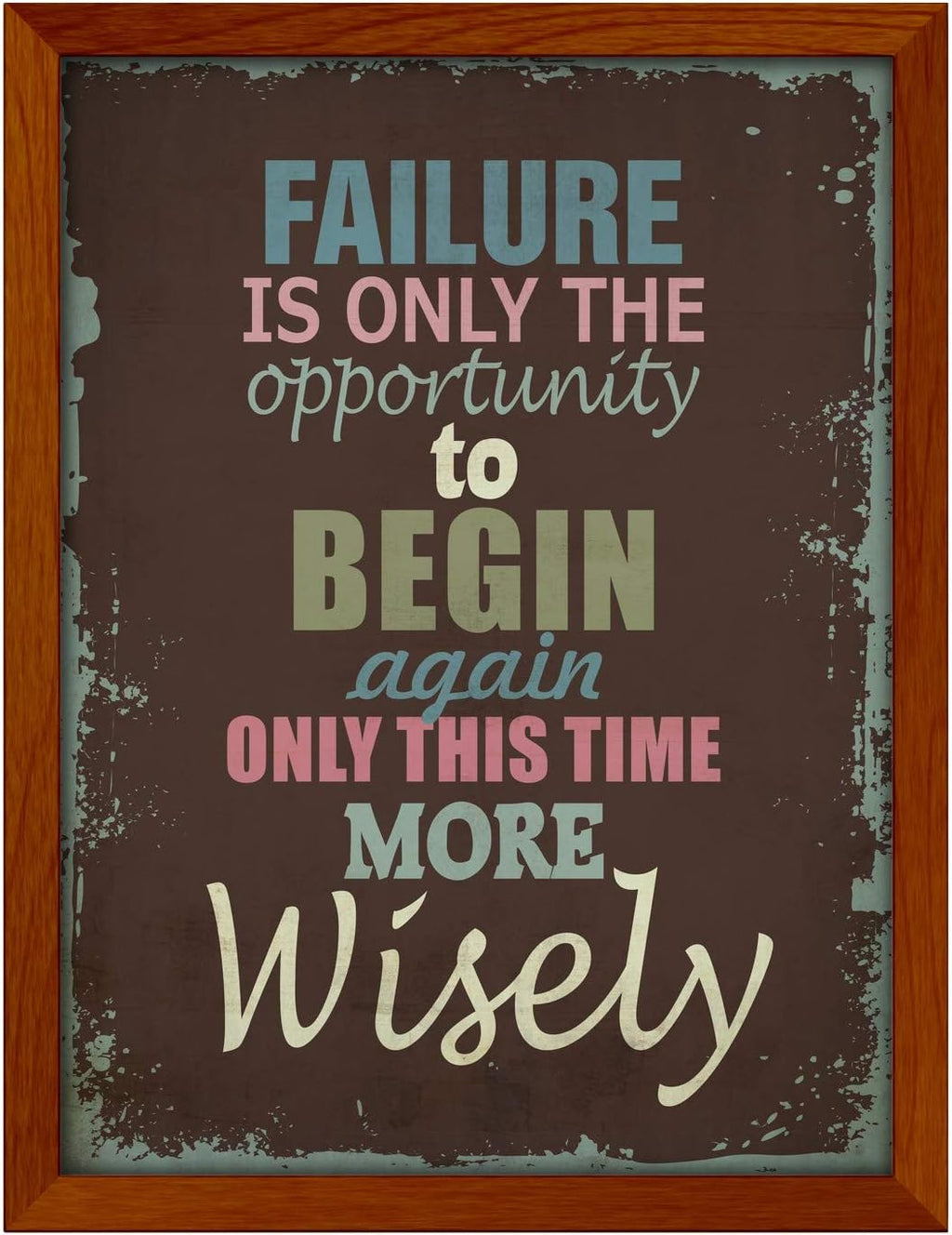 Poster Hub Failure Is Only The Opportunity Motivational Art Decor