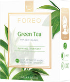 FOREO Green Tea UFO Activated Facial Mask for Blemish-Prone Oily Skin, 6 pack, Purifying, Antioxidant, Moisturizing, Green Tea & Ulmus Extract, Cruelty-Free, Clean Formula, Compatible with UFO 2 & UFO