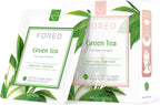 FOREO Green Tea UFO Activated Facial Mask for Blemish-Prone Oily Skin, 6 pack, Purifying, Antioxidant, Moisturizing, Green Tea & Ulmus Extract, Cruelty-Free, Clean Formula, Compatible with UFO 2 & UFO