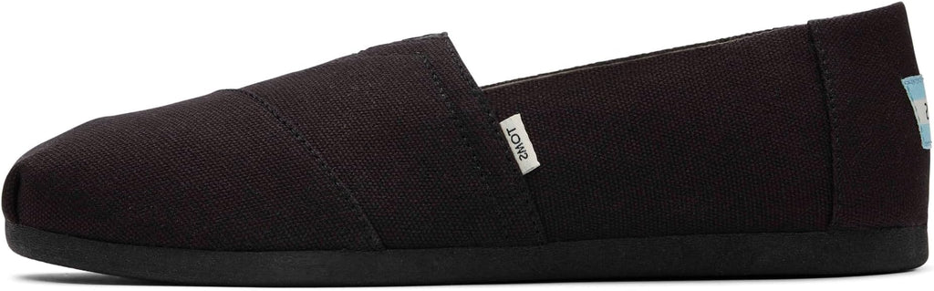 TOMS Women's Recycled Cotton Canvas Espadrille Flat Loafers