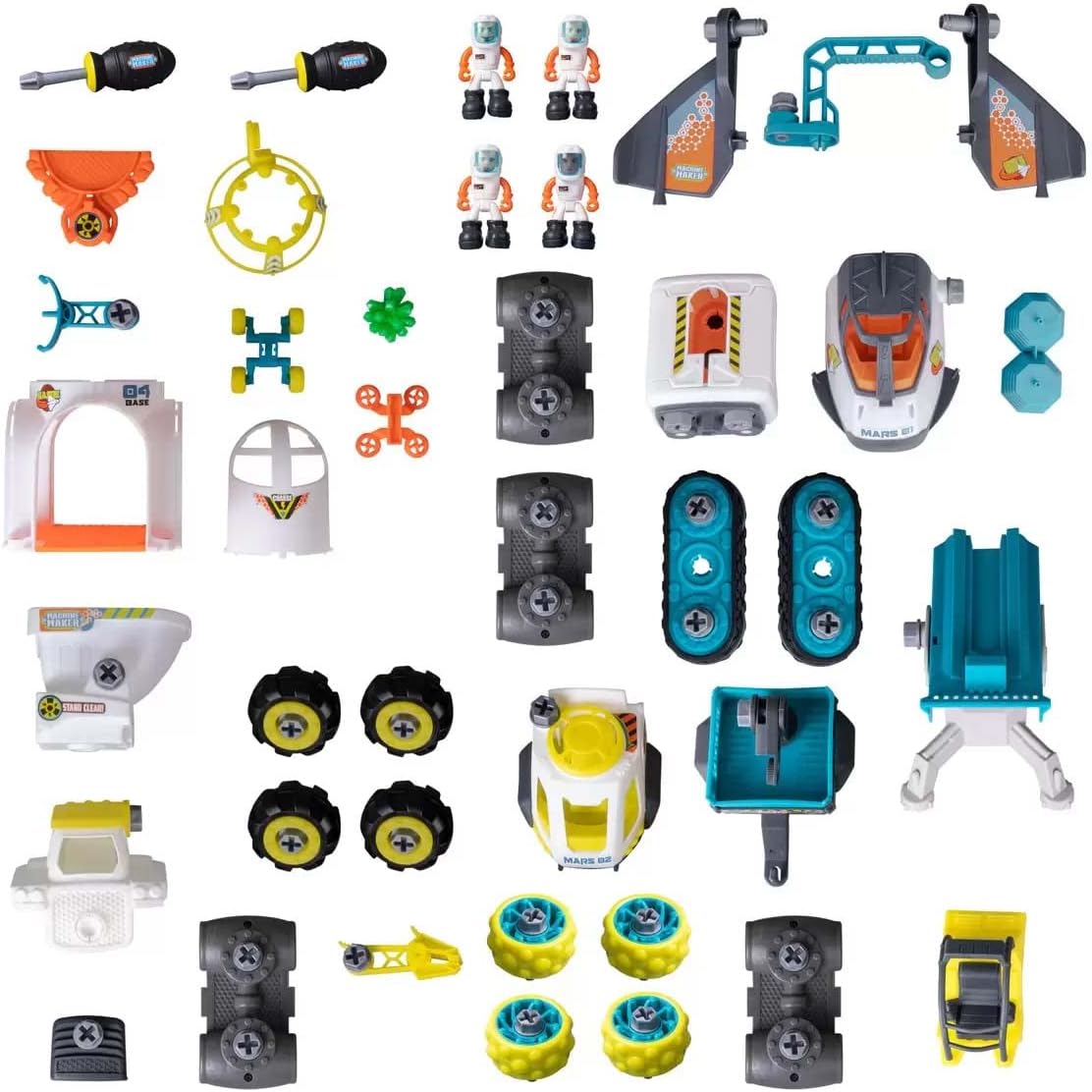 Machine Maker 1631797 Mission to Mars 42 Piece Play Set, Multicolor, H 58.5 x W 14.5 x D 29.5 cm Secondary image