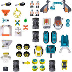 Machine Maker 1631797 Mission to Mars 42 Piece Play Set, Multicolor, H 58.5 x W 14.5 x D 29.5 cm