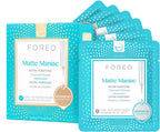 Matte Maniac Advanced Collection 2.0 UFO-Activated Facial Mask - Hydrating Facial - Beauty & Personal Care - Witch Hazel & Charcoal - For All Skin Types & Blemish-prone - Oily Skin - 6 pcs in Pack