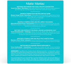 Matte Maniac Advanced Collection 2.0 UFO-Activated Facial Mask - Hydrating Facial - Beauty & Personal Care - Witch Hazel & Charcoal - For All Skin Types & Blemish-prone - Oily Skin - 6 pcs in Pack