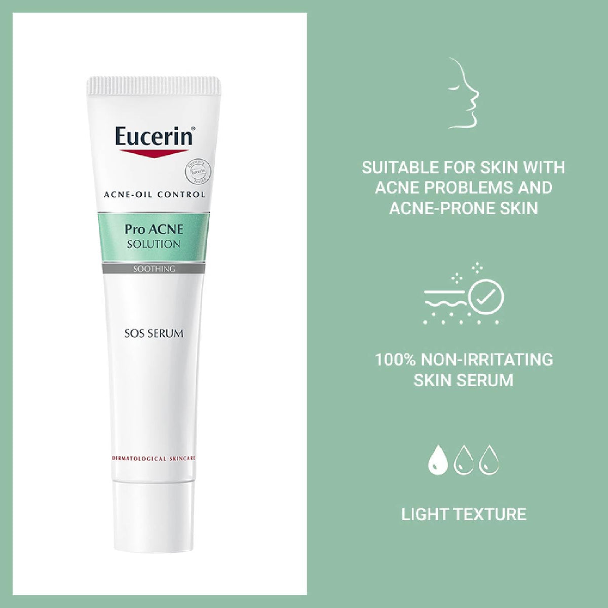 Eucerin ProACNE Solution SOS Serum 40ml, Anti Acne, Acne Prone Skin