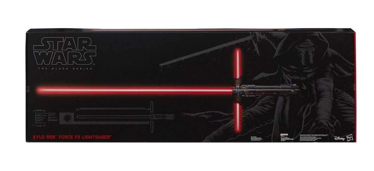Star Wars The Black Series Kylo Ren Force FX Deluxe Lightsaber