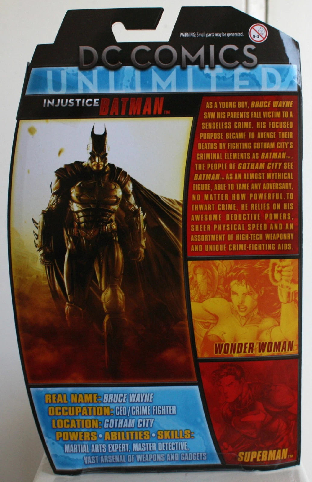 Mattel Dc Comics Unlimited Injustice Batman