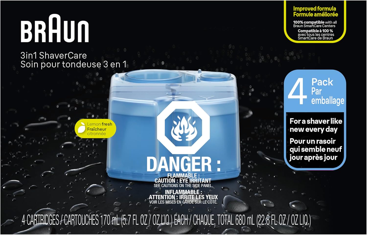 Braun Clean & Renew Refill  Pack of 4