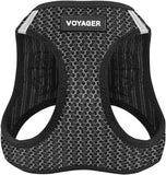 Best Pet Supplies Voyager Step-in Air Dog Harness - All Weather Mesh Step in Vest Harness for Small and Medium Dogs by - Gray (2-Tone), S