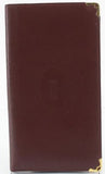 Cartier Wallet Burgundy long Fold
