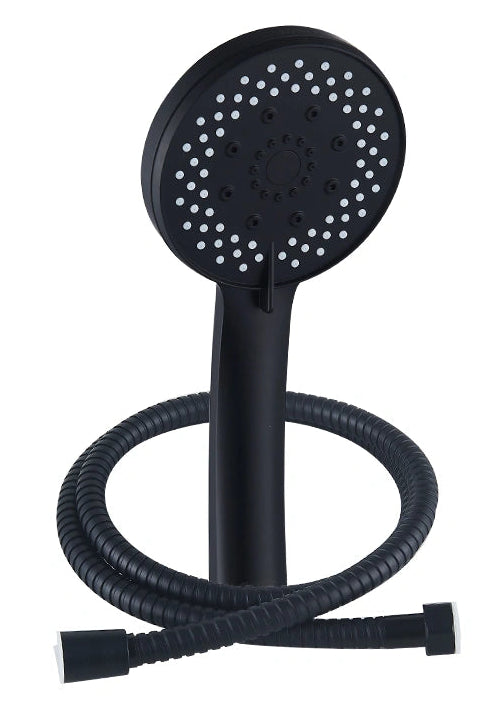 Black Shower Head with 1.5 Meter Hose Bathroom Set Main image