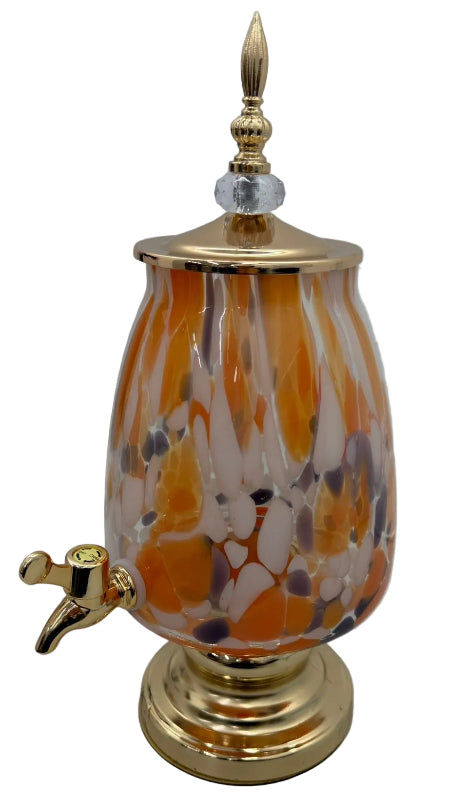 4L Colourful Glass Water Dispenser Beverage Jar