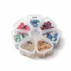 Flower-Shaped Pill Box