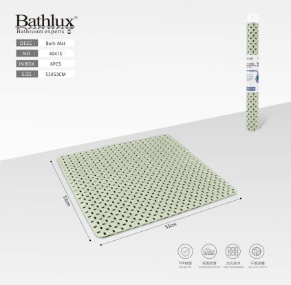 Bathlux 40415 Bath Mat Green 35X78cm Main image