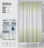 Bathlux 60823 Shower Curtain Green 1.8X1.8