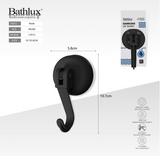 Bathlux 90200 Suction Hook Black