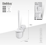 Bathlux 30166 WallMounted Toilet Brush With Holder