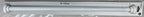 Bathlux 20335 White Adjustable Tension Shower Curtain Rod 70 To 120cm