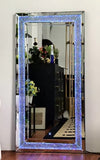 Floor Mirror with Stand Light Crystal 70 cm x 1.7 m